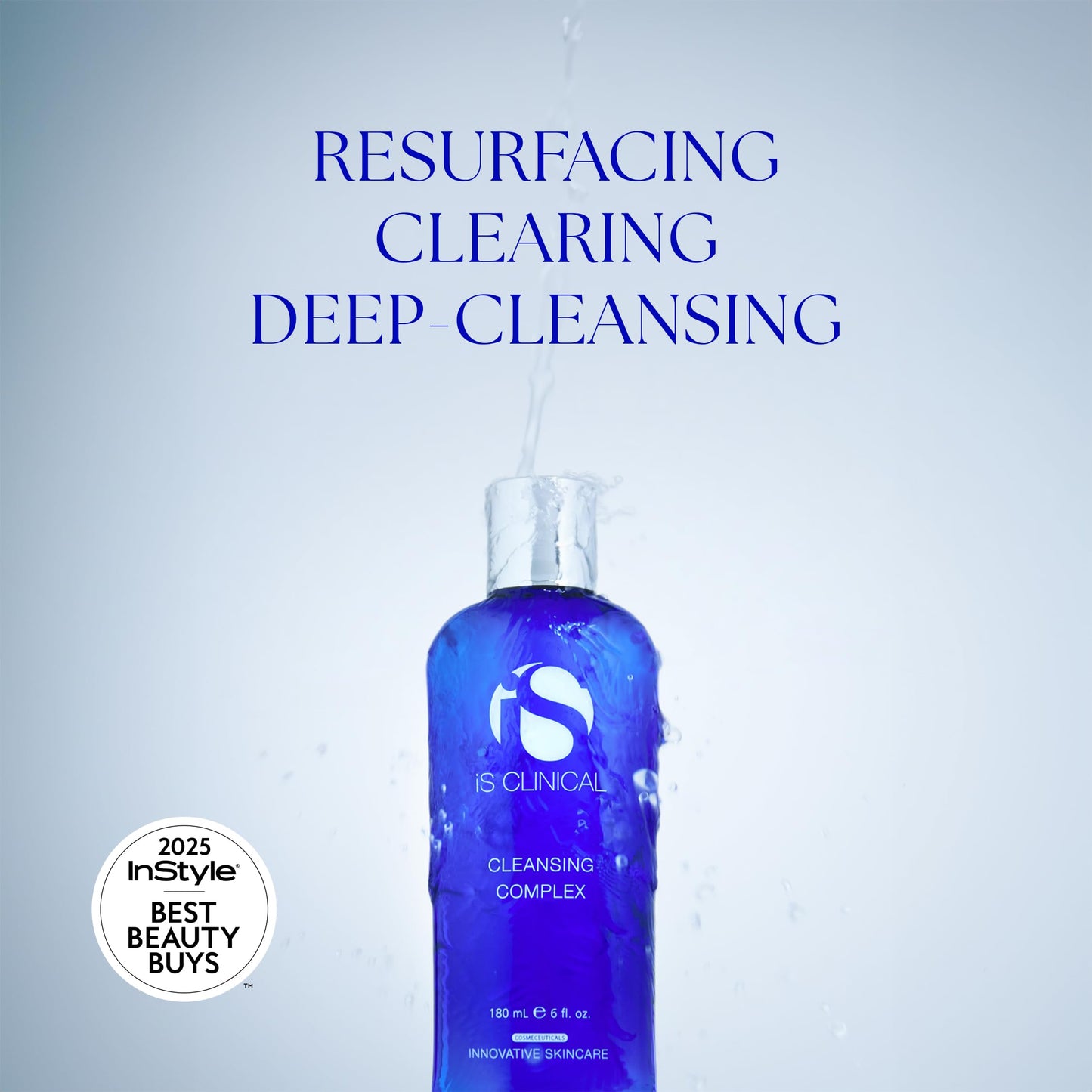 Bundle of iS CLINICAL Cleansing Complex, 3in1 Gentle deep pore cleanser Face Wash, Helps blemish-prone skin, 2 Fl Oz + iS CLINICAL Hydra-Cool Serum, Hydrating, Helps Blemishes and Redness, 0.5 Fl Oz