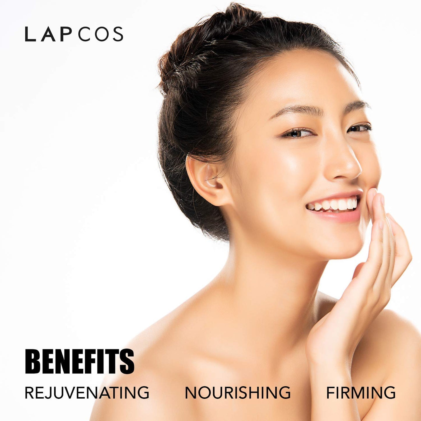 LAPCOS K Beauty Hyaluronic Acid and Collagen Sheet Mask Set, (10-Pack) Daily Sheet Masks with Hyaluronic Acid and Collagen, Anti-Aging Duo to Treat and Renew Skin, Korean Beauty Favorites