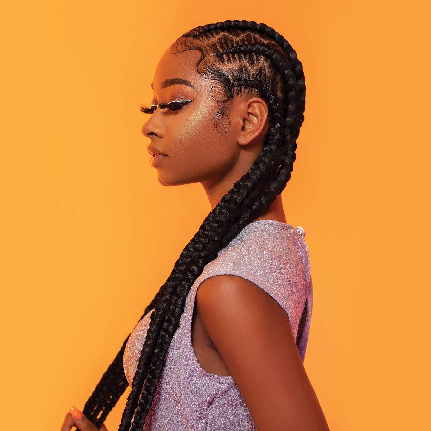 XPRESSION 3X Pre-Stretched Braids - 58 Inches Long | 5-Pack, Color 1