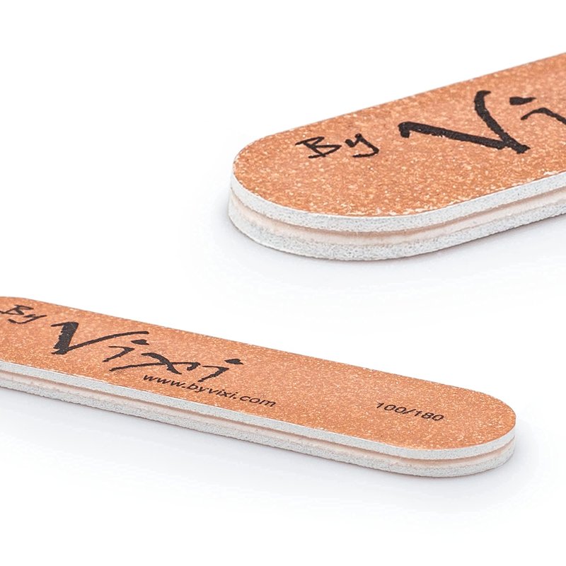 15ml By Vixi Extra Strong Nail Glue with Brush and Free PREP File Clear Instant Dry Adhesive, Professional Salon Quality