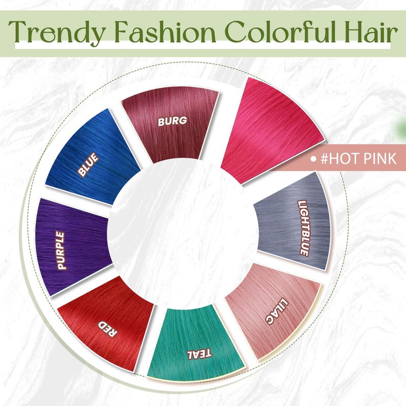 RUNATURE 22 Inch Tape in Hair Extensions Human Hair Straight Pink Hair Extensinos for Highlight Party Festival Real Human Hair Tape in Extensions Seamless Glue in Hair Can Be Styled 25g 10pcs