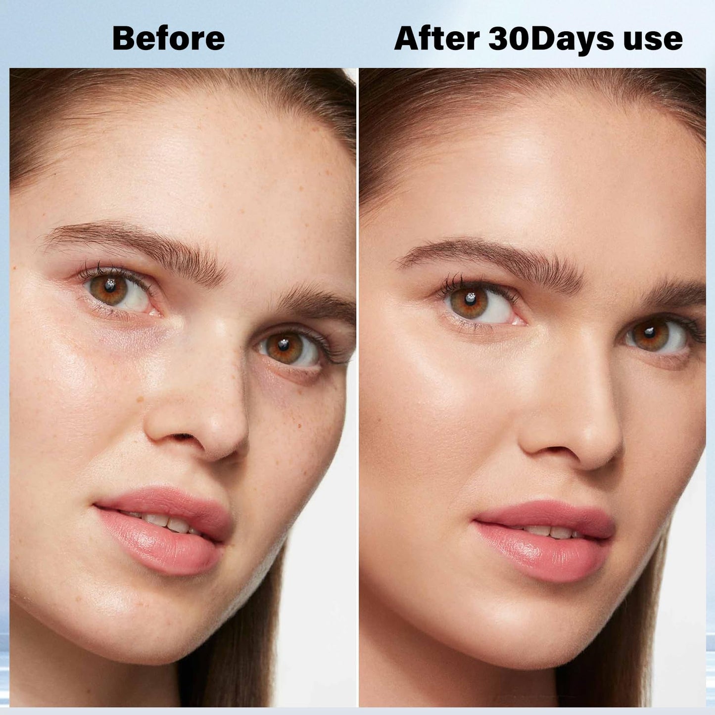 Cool and Hot Facial Firming Device, Light Face Tool with Vibration, Facial Massager with 8-21°C Cold, 38-47°C Hot, Electric Skin Care Kit