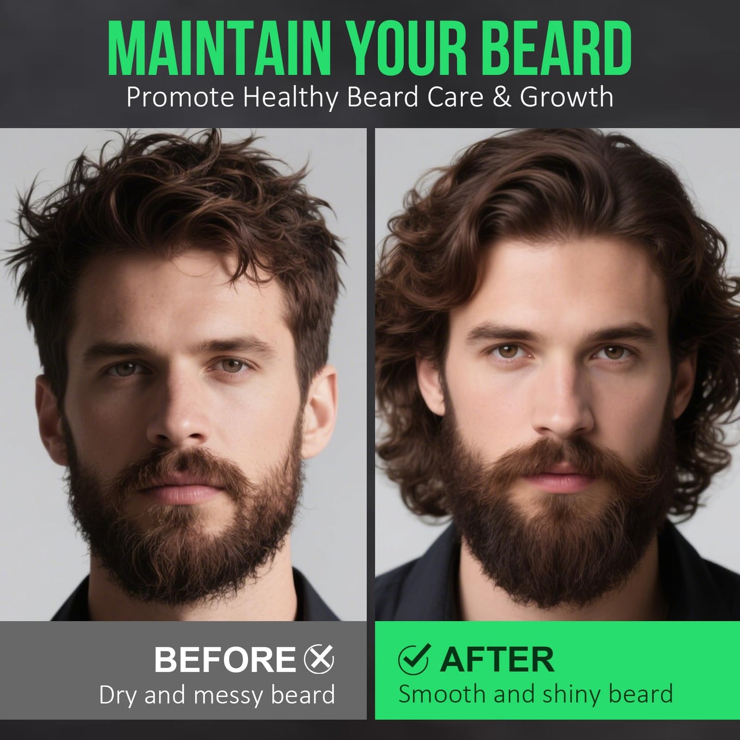 XIKEZAN Beard Oil,Beard Oil for Men,120ml/4.25 OZ Large Volume Sandalwood Natural Beard Growth Oil,Promote Beard Care Growth Mustaches Soften Strength Leave in Conditioner,Unique Gifts for Men Him Dad