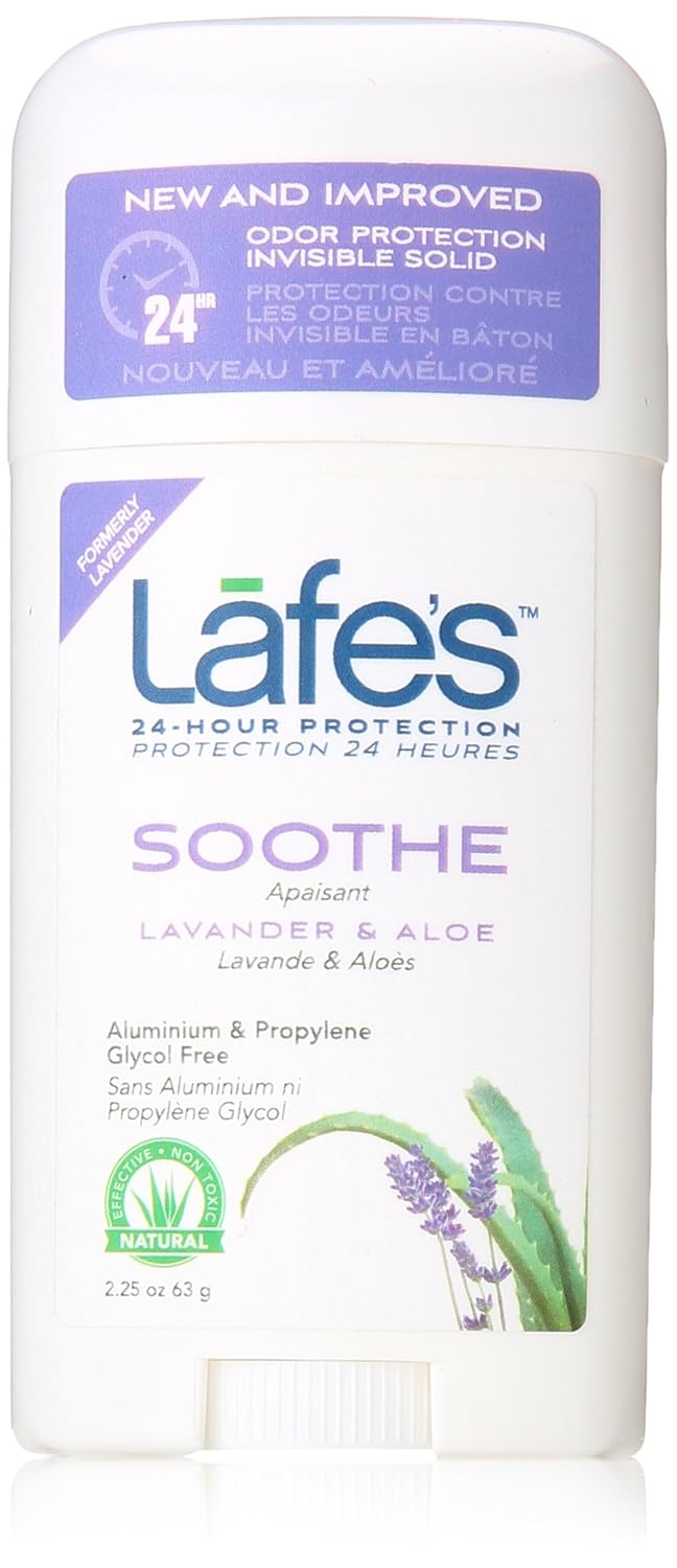 Natural Deodorant Stick - Aluminum Free & Paraben Free | 24-Hour Protection, Lavender & Aloe | 2.25oz (3-Pack)