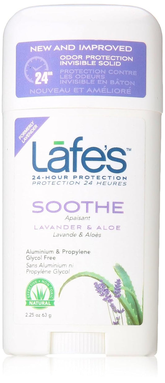 Natural Deodorant Stick - Aluminum Free & Paraben Free | 24-Hour Protection, Lavender & Aloe | 2.25oz (3-Pack)