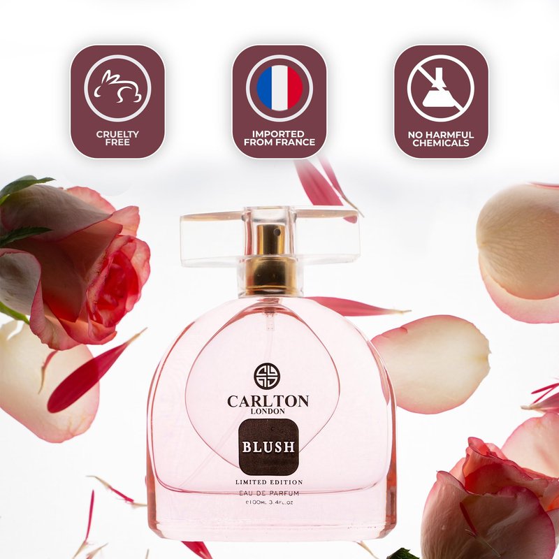 Carlton London Blush Perfume for Women - 100ml Long Lasting EDP Premium Women's Perfume with Lavender, Jasmine, Musk & Sandalwood, Premium Luxury Fragrance, Birthday Gifts for Woman