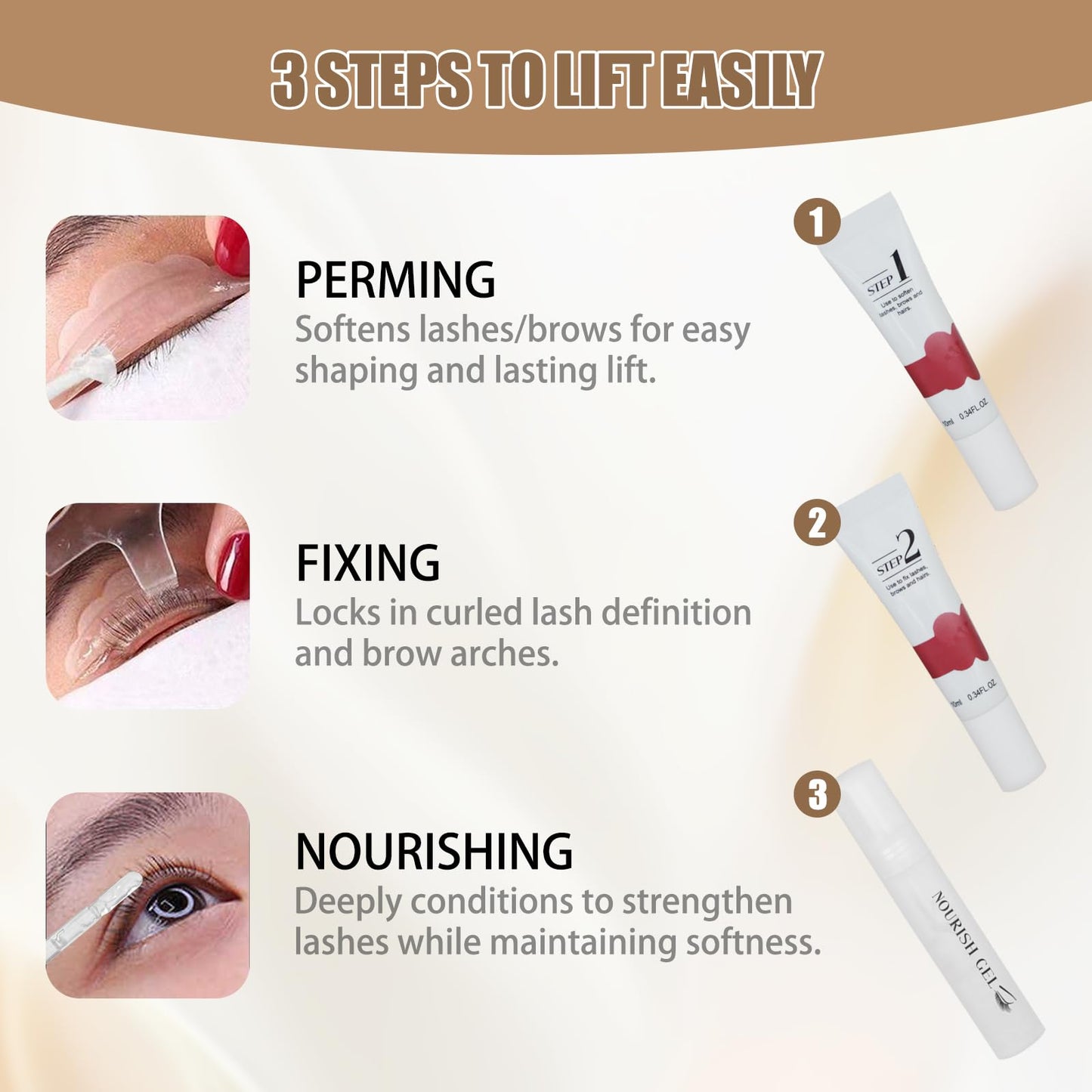 Lash Lift Kit, 2026 Upgraded Eyelash Perm Kit with Lasting Curling, Perming, Lifting & Natural Look, Semi-Permanent Salon Grade DIY Curling Perming Wave, Easy for Beginner & Professional