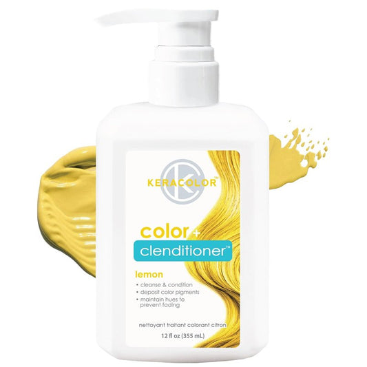 Keracolor Color + Clenditioner - 3-in-1 Color-Depositing Conditioner for Vibrant Hair | 12 Fl Oz, 23 Shades Available