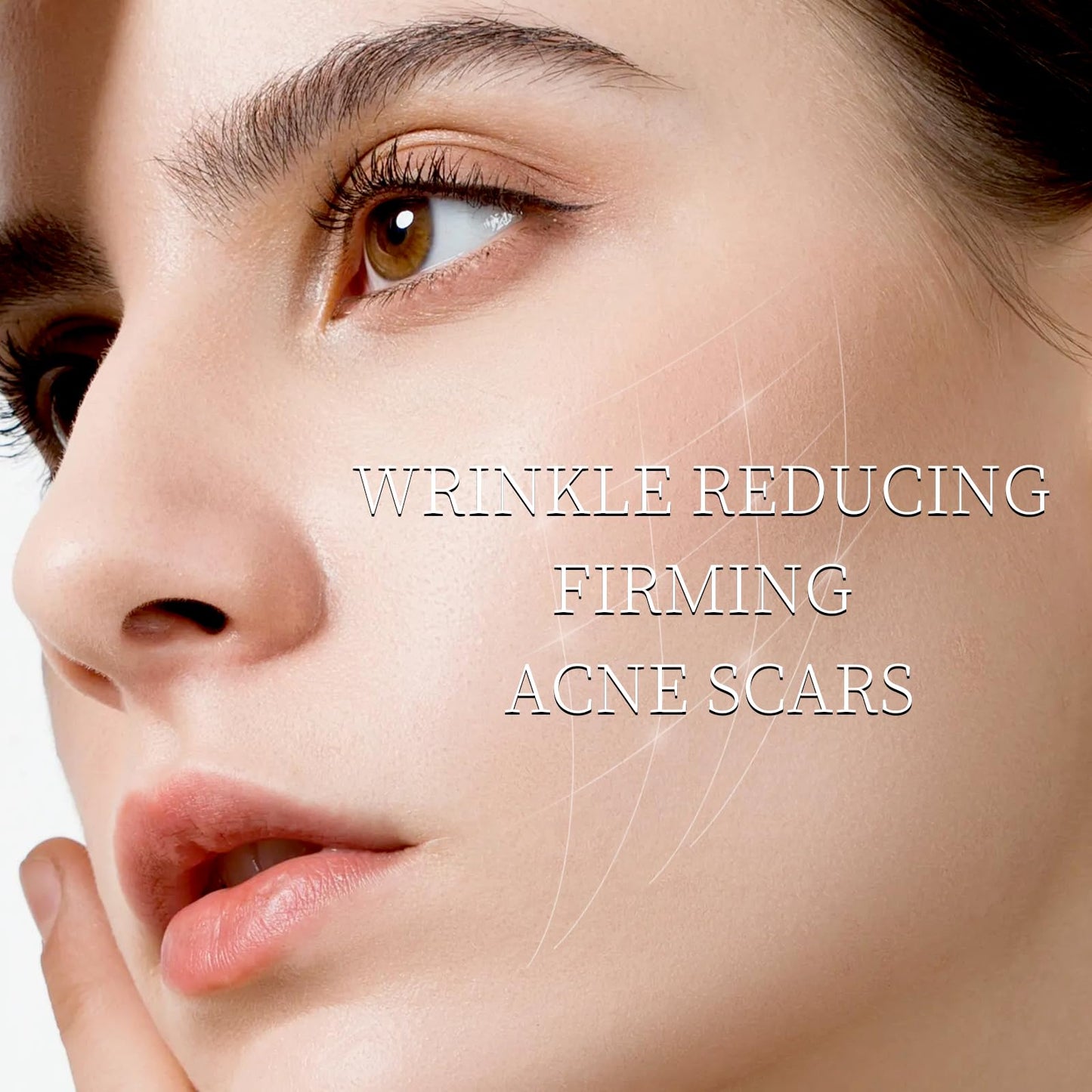 LACUES 60 Day Type I & III Collagen Face Serums,Anti-Aging Wrinkle,Daily Line Smoothing Skin Care Treatment for Fine Lines, Post-Acne Scars | 3% Squalane + jojoba oil, 60 Individual Capsules