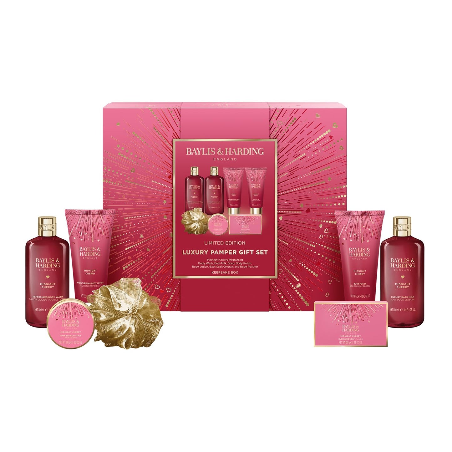Baylis & Harding Limited Edition Luxury Pamper Box, Gift Set for Women