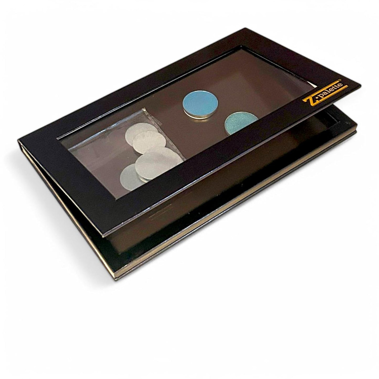 Magnetic Makeup Palette - Large Empty Organizer for Eyeshadows & Powders | Customizable with Clear Window