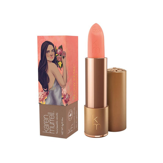 Karen Murrell Natural Long Lasting Cruelty-free Non-toxic Lipstick, Peony Petal