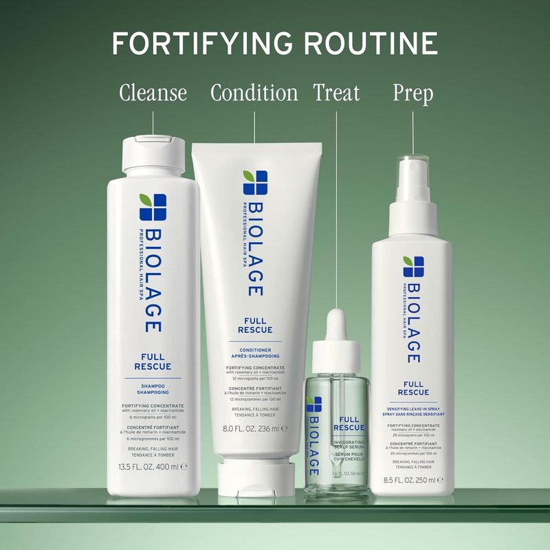Biolage Full Rescue Shampoo - Strengthens Hair & Promotes Growth with Rosemary Oil | Vegan & Cruelty-Free