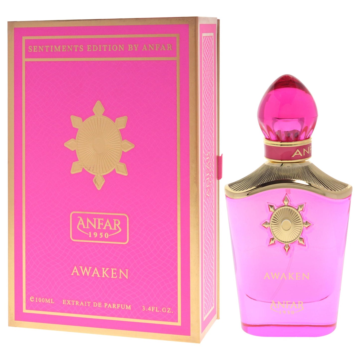 Anfar Awaken for Women - 3.4 oz Extrait De Parfum Spray