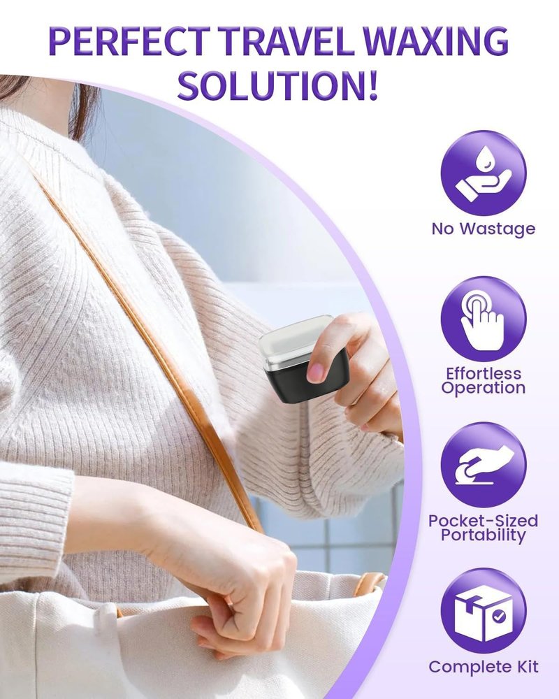 Double Wax Warmer For Hair Removal, Waxing Kit For Women & Men, Hard Wax Kit Wax Machine For Hair Removal Dual Wax Pot Warmer Professional Adjustable Temp Waxing Kit For Full Body, Facial, Home, Salon