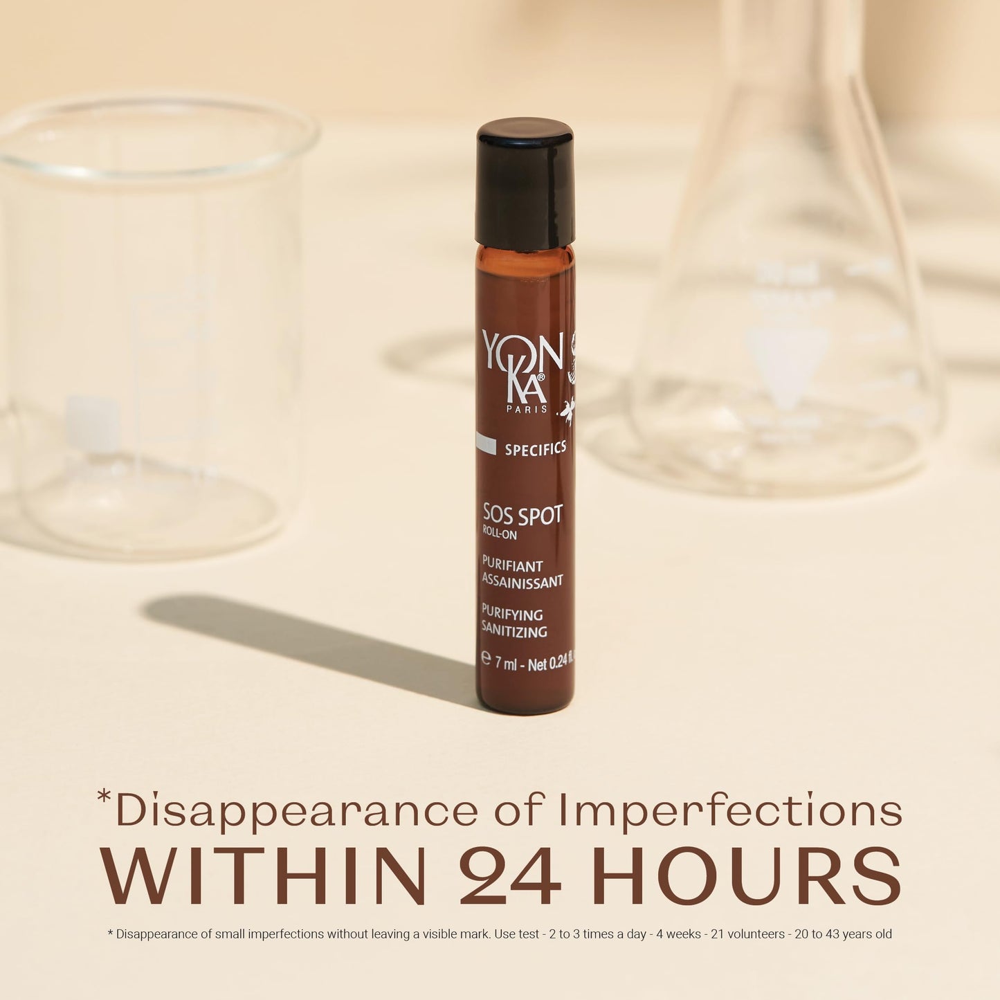 Yon-Ka SOS Spot Roll-On, Targeted Blemish Treatment, Travel Size