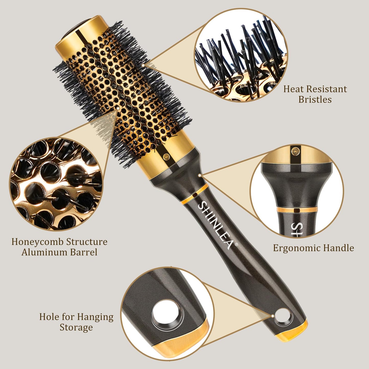 Round Hair Brush for Blow Drying