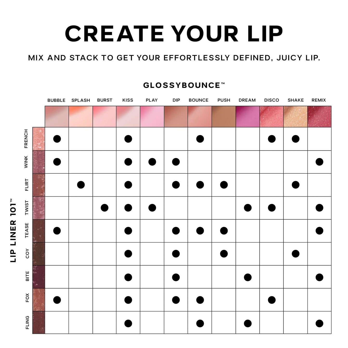 Saie Glossybounce - Hydrating Lip Gloss and Tinted Lip Oil Hybrid with Hyaluronic Acid & Jojoba Oil for Non-Sticky, Ultra-Shiny, Plump & Soft Lips - Everyday Makeup Essential - Kiss (.17 oz)
