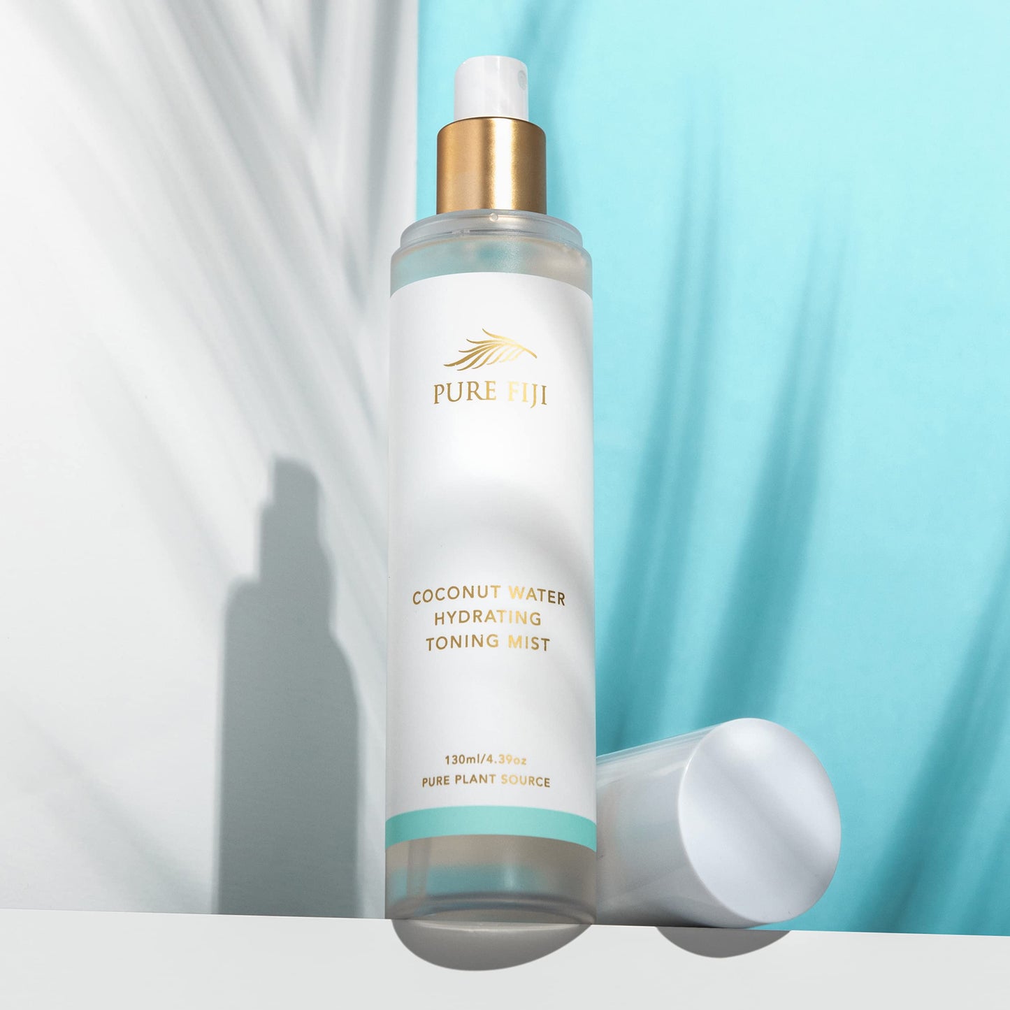 Pure Fiji Coconut Water Hydrating Toning Mist Refreshes, Soothes & Invigorates Skin, Face Mist Hydrating Spray Cruelty-Free for All Skin Types, 4.39 Oz