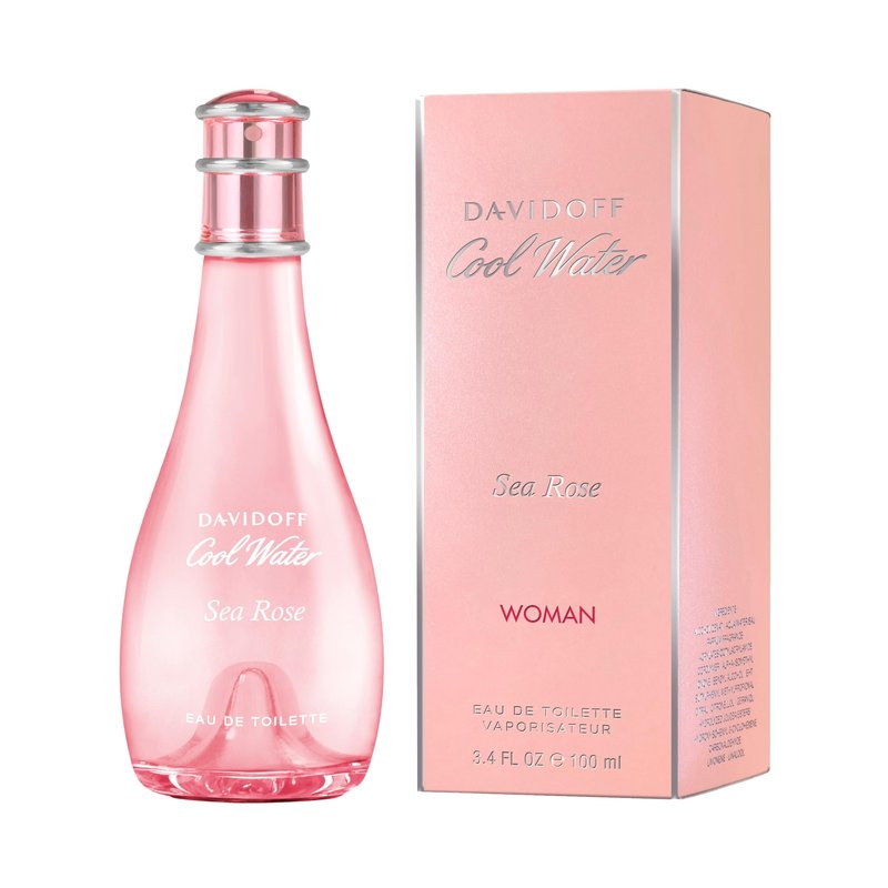 Davidoff Cool Water Sea Rose Eau de Toilette – Women's Floral Perfume – With Notes of Nashi pear & Peonies – Long Lasting Fragrance 3.4 fl oz