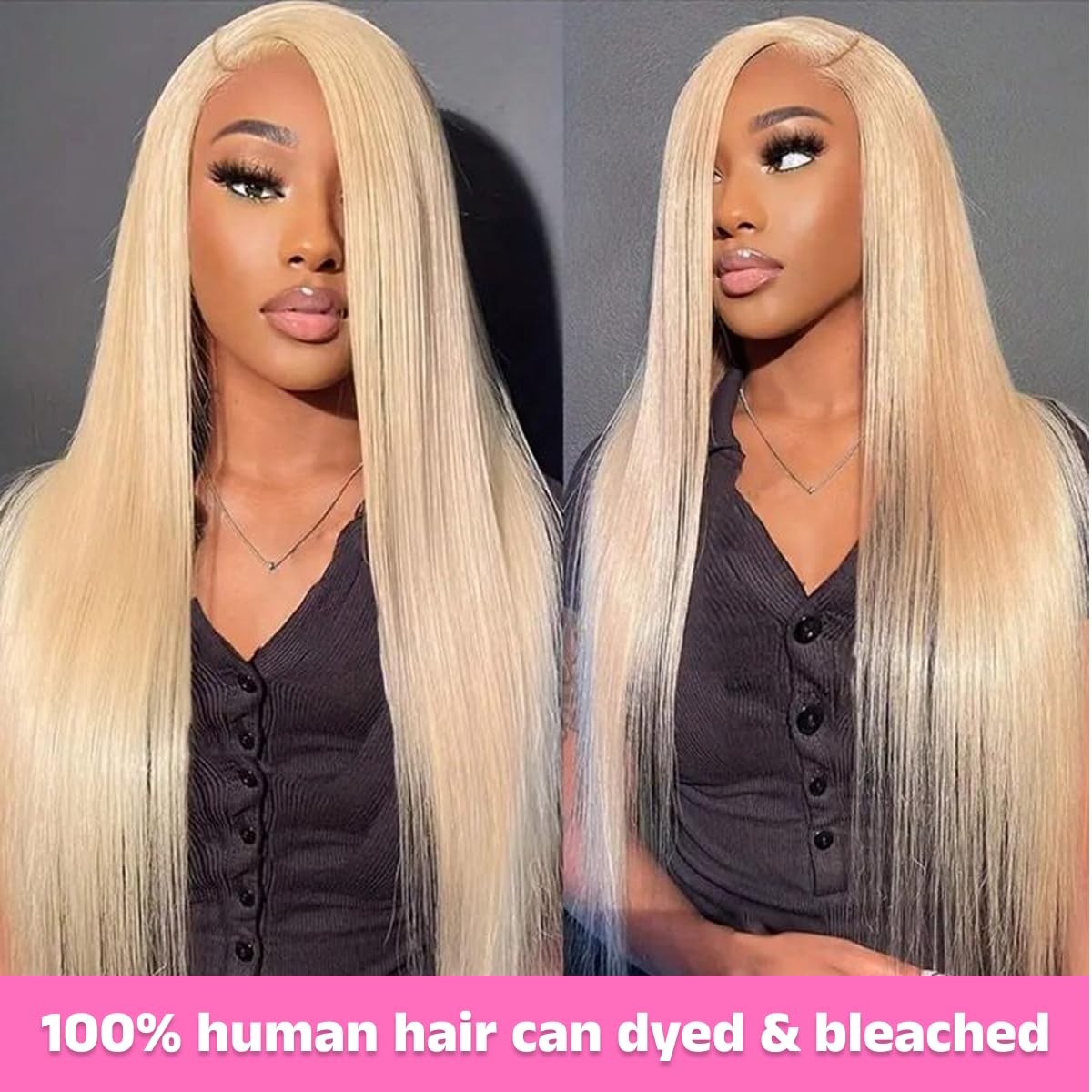 Human Hair Bundles - 14 Inch Blonde Straight 100% Unprocessed Brazilian Virgin Hair Weave Extensions | 1 Bundle, 100g