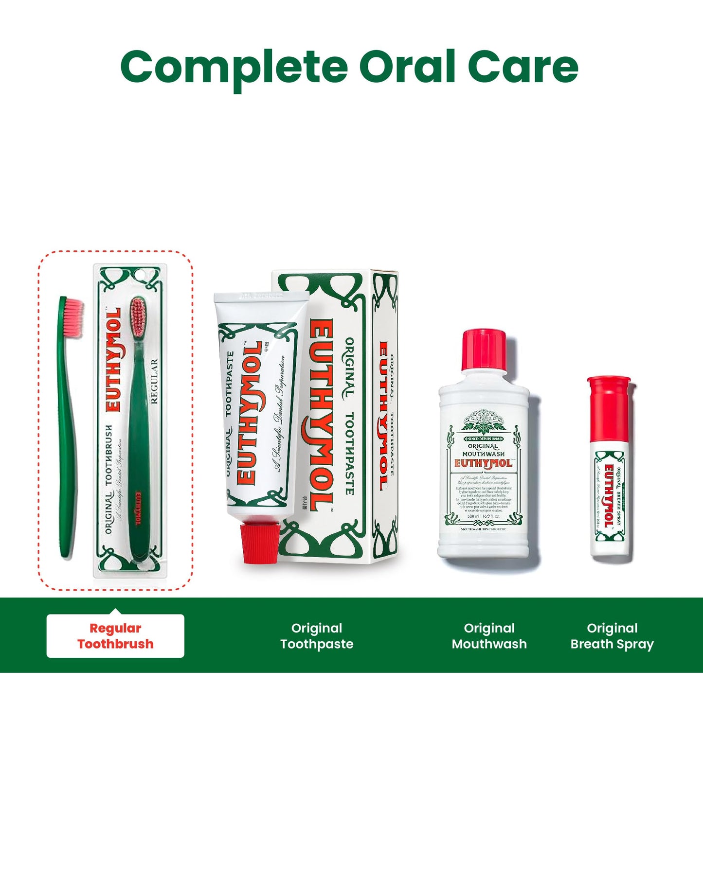 Euthymol Original Toothbrush (Classic, 6 Count) - Extra-Large, Wide, Soft Bristles for Sensitive Teeth, Gums. Effective, Gentle, Quick Cleaning.