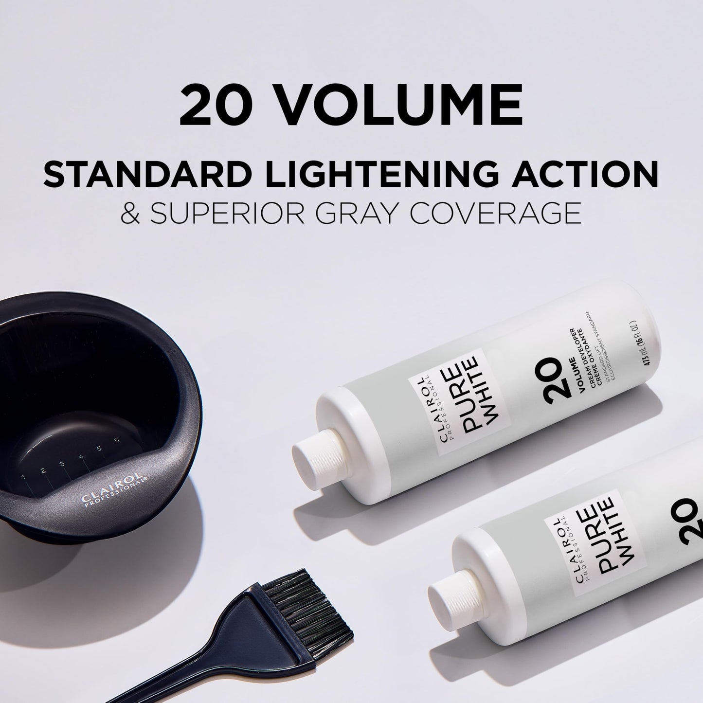 Clairol Professional Pure White 20 Volume Crème Developer, 32 oz.