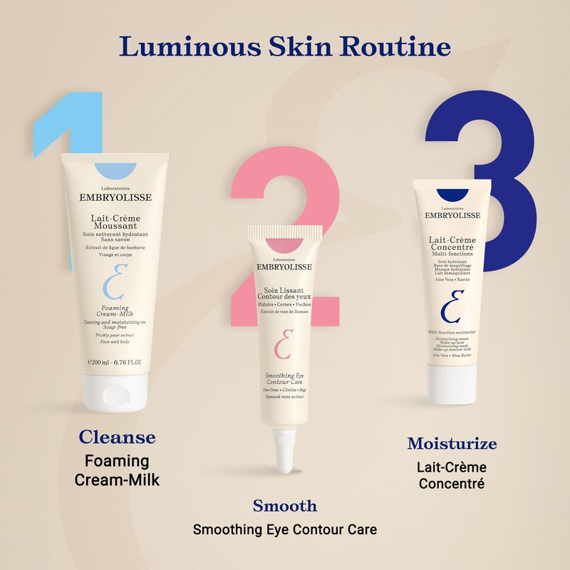Embryolisse Smoothing Eye Contour Care. Revitalizing Gel Cream Treatment. Reduce Fine Lines, Circles, Puffiness, 0.50 Fl Oz