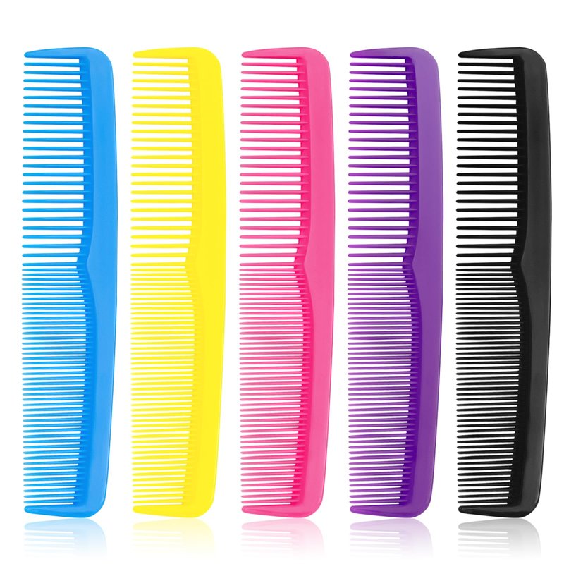 200pcs Plastic Colorful Combs in Bulk, Individually Wrapped, Double Tooth Hair Pocket Comb, for Homeless, Charity, Hotel, Travel, Airbnb, Home, Shelter