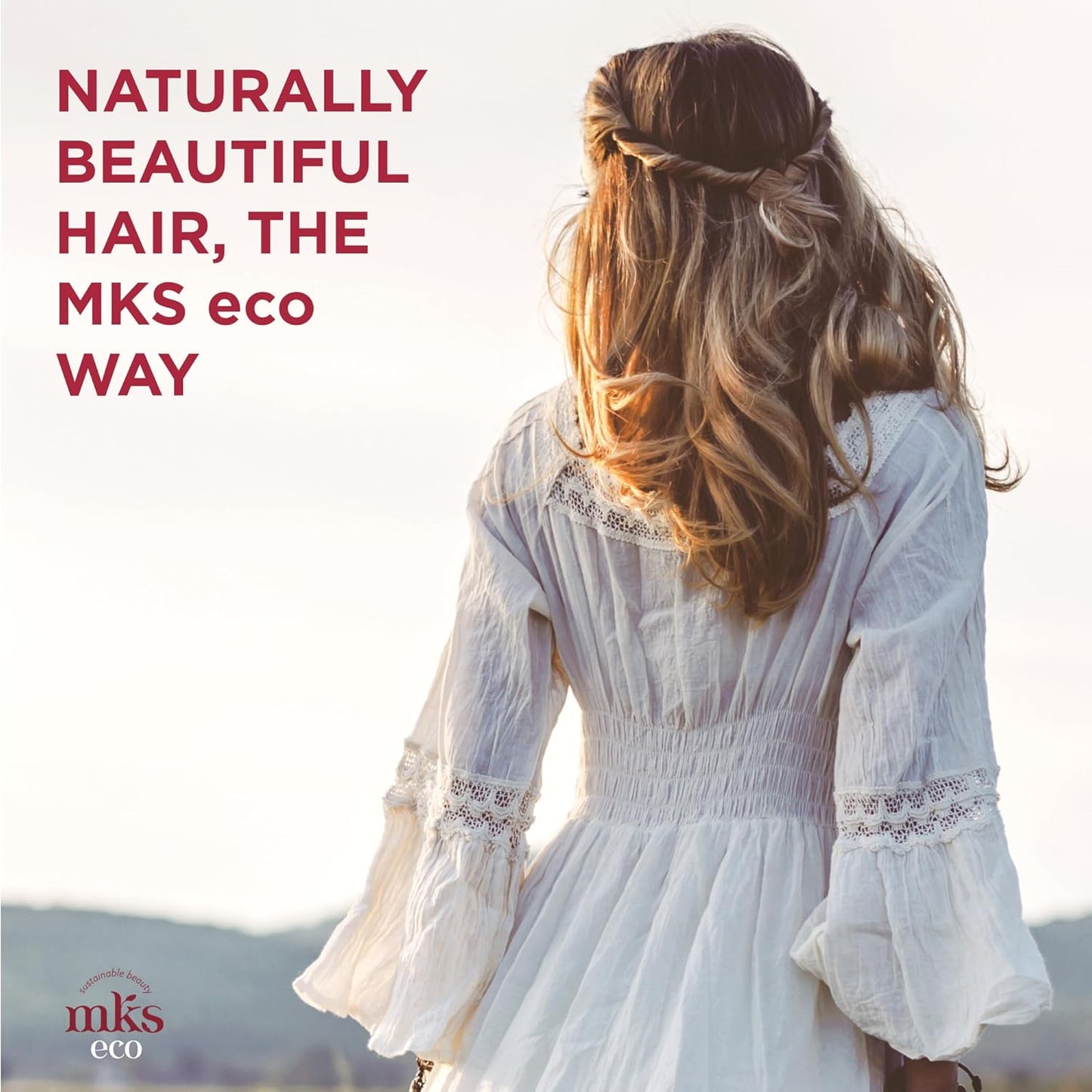 Eco Nourish Shampoo - Cleanses & Strengthens Fine Hair | Moroccan Argan Oil, Vegan, Color Safe