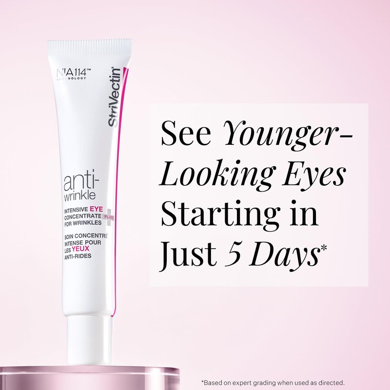 StriVectin Anti-Wrinkle Intensive Eye Cream Concentrate for Wrinkles Plus, Targets Crow's Feet, Firmness, Puffiness and Dark Circles, 1 Fl oz