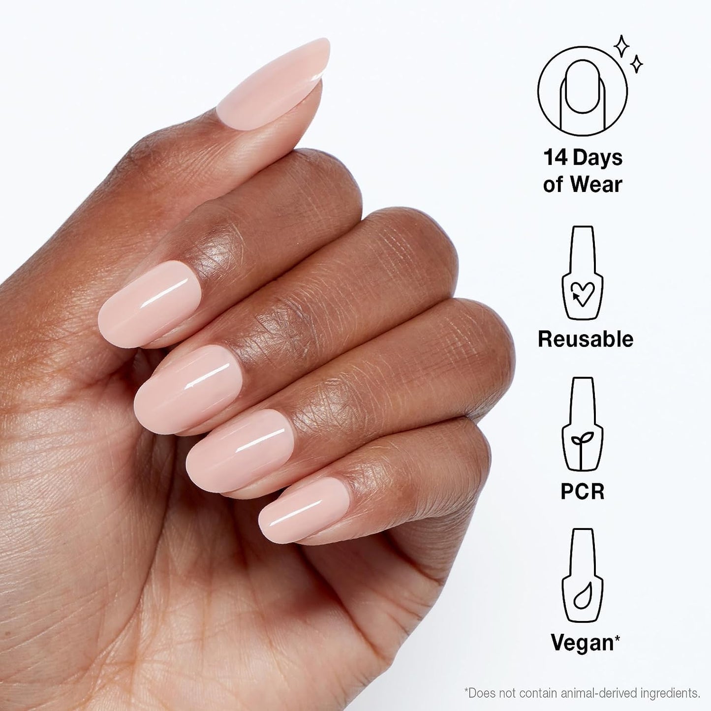 Bundle of OPI xPress/On Press On Nails, With Nail Glue, Long Neutral Coffin Shape Nails, Bubble Bath + OPI Nail Envy, Nail Strengthening Treatment, Stronger Nails in 1 Week, Vegan Formula, 0.5 fl oz