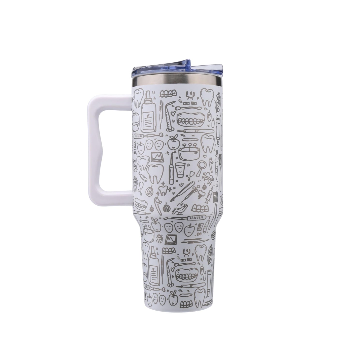 4LIEUBASMI 40 Oz Dental Laser Engrave Tumbler, Dentist Appreciation Gifts for Men and Women - Christmas Birthday Retirement Gifts for Dentists, Coworkers, and Friends