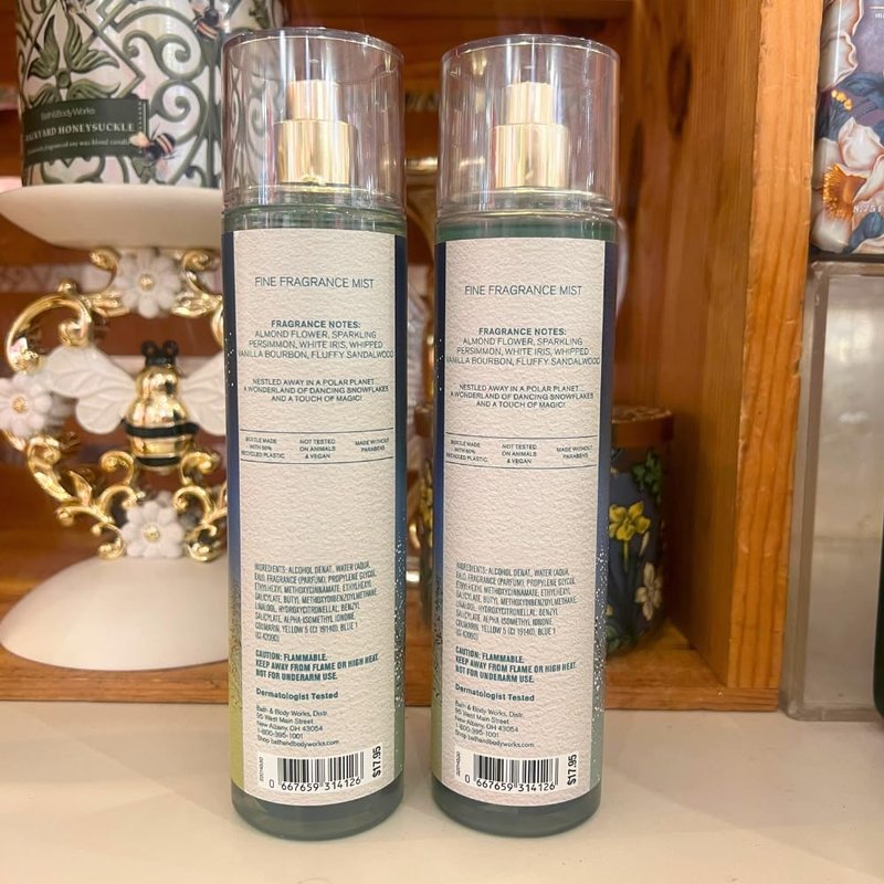 Magic In The Air Fine Fragrance Mist Gift Set - 2-Piece Holiday Set | 8 Fl Oz Each with Blue Bow