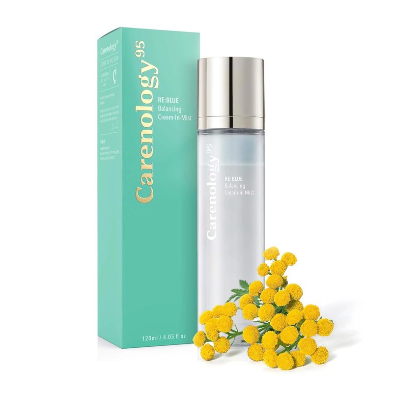 Carenology RE:BLUE Balancing Cream-In-Mist - Hydrating Facial Spray 4.05 FL OZ | 120 ml
