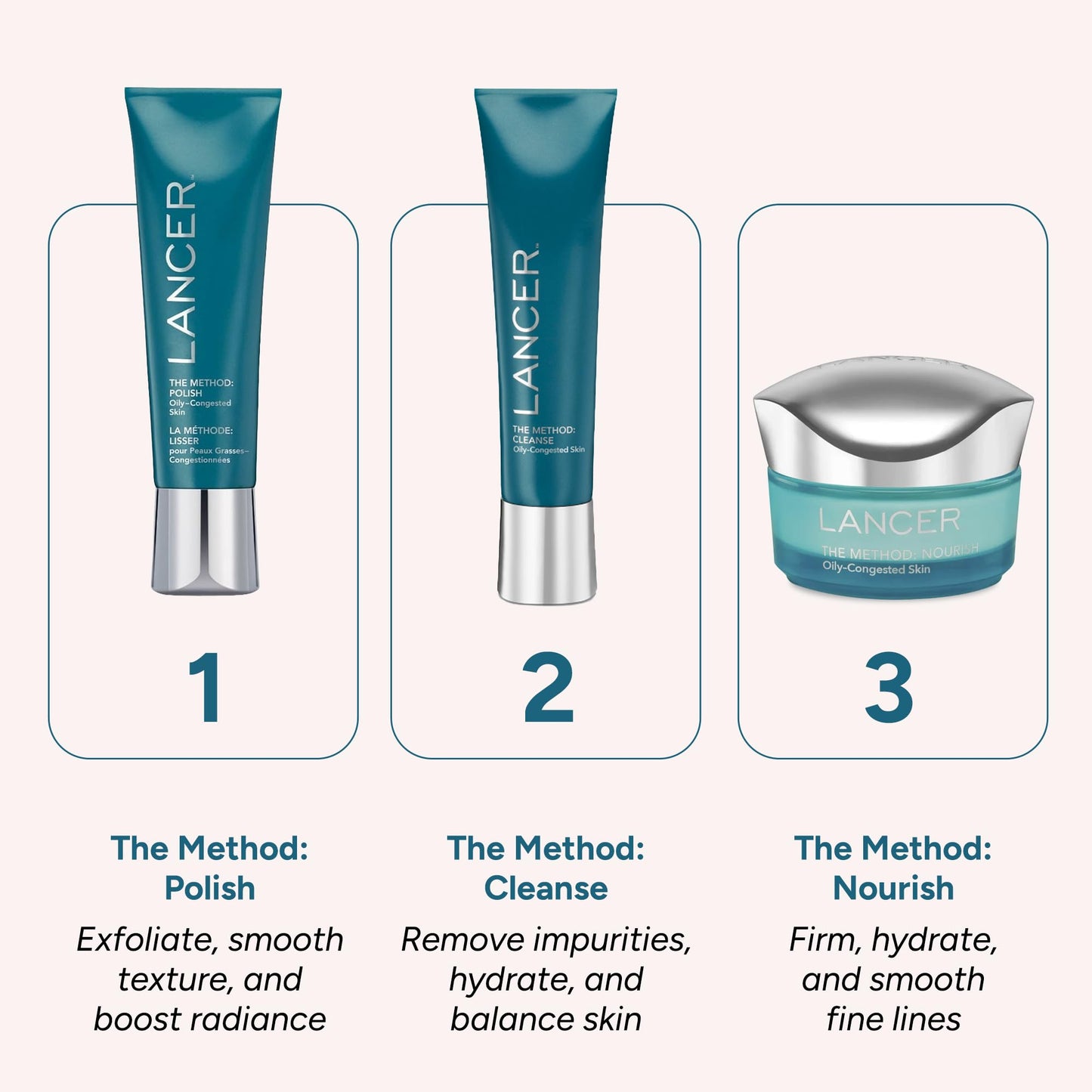Lancer Skincare | The Method: Cleanse Face Cleanser | Salicylic Acid Face Wash | Gentle Daily Cleanser for Oily Congested Skin | Pore Cleansing Formula | Dermatologist Developed | 4.05 fl oz