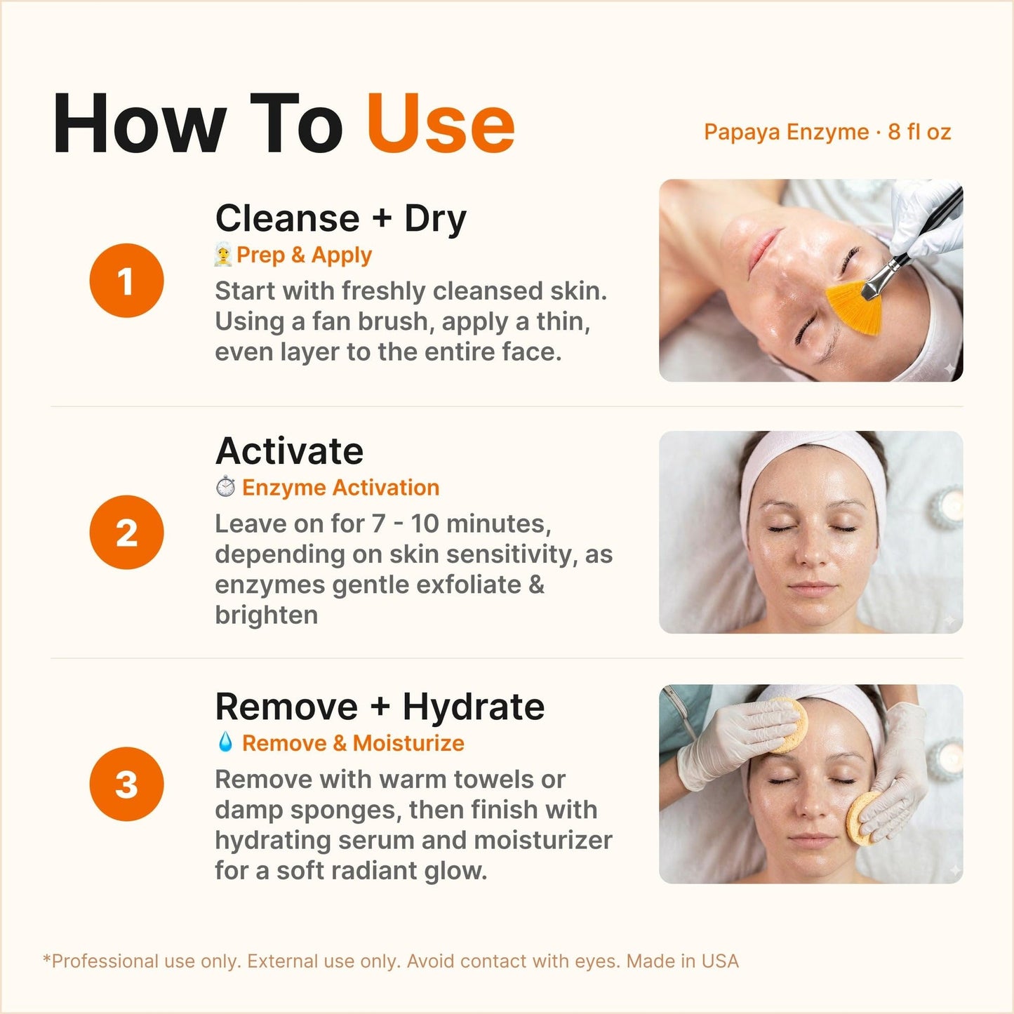Papaya Enzyme Mask 8 oz