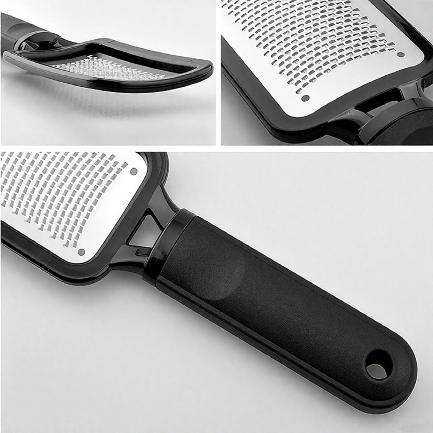 Bestac Stainless Steel Foot File & Callus Remover–Ideal for Wet/Dry Pedicures, Effectively Removes Hard Skin & Dead Cells, Durable Metal Surface for Smooth Feet.