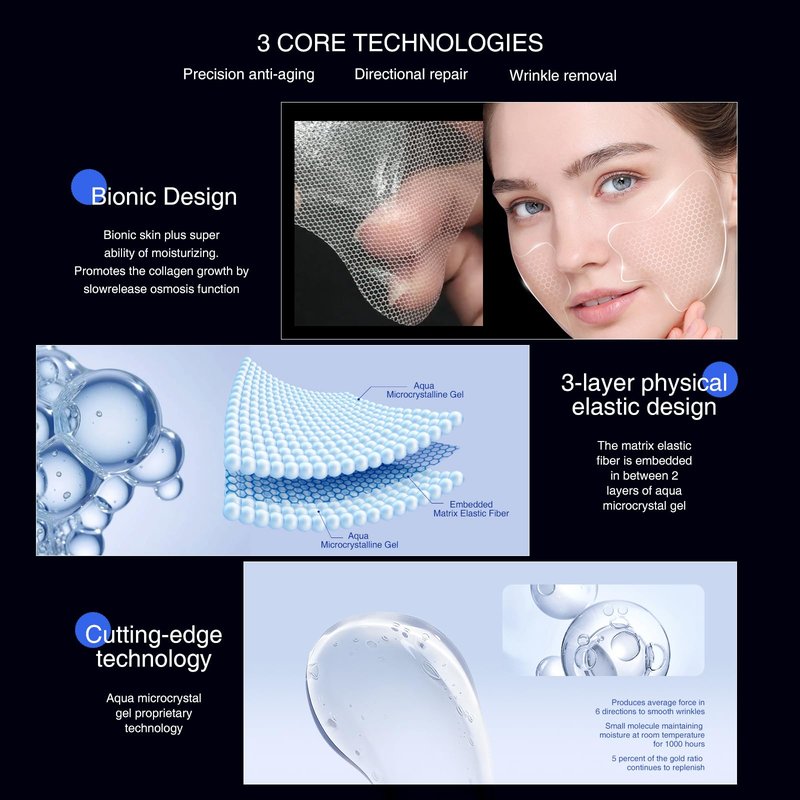 SECRET STRIPS Sheet Face Masks Skincare to Remover Smile Lines, Laugh Lines Anti Wrinkle Patches,Face Lift Beauty & Facial Skin Care Products