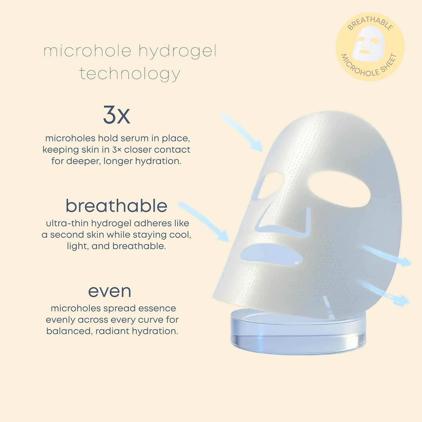 Lunair Snail Hydrogel Face Mask - Soothing Korean Skincare Sheet Mask for Deep Hydration | 5 Sheets