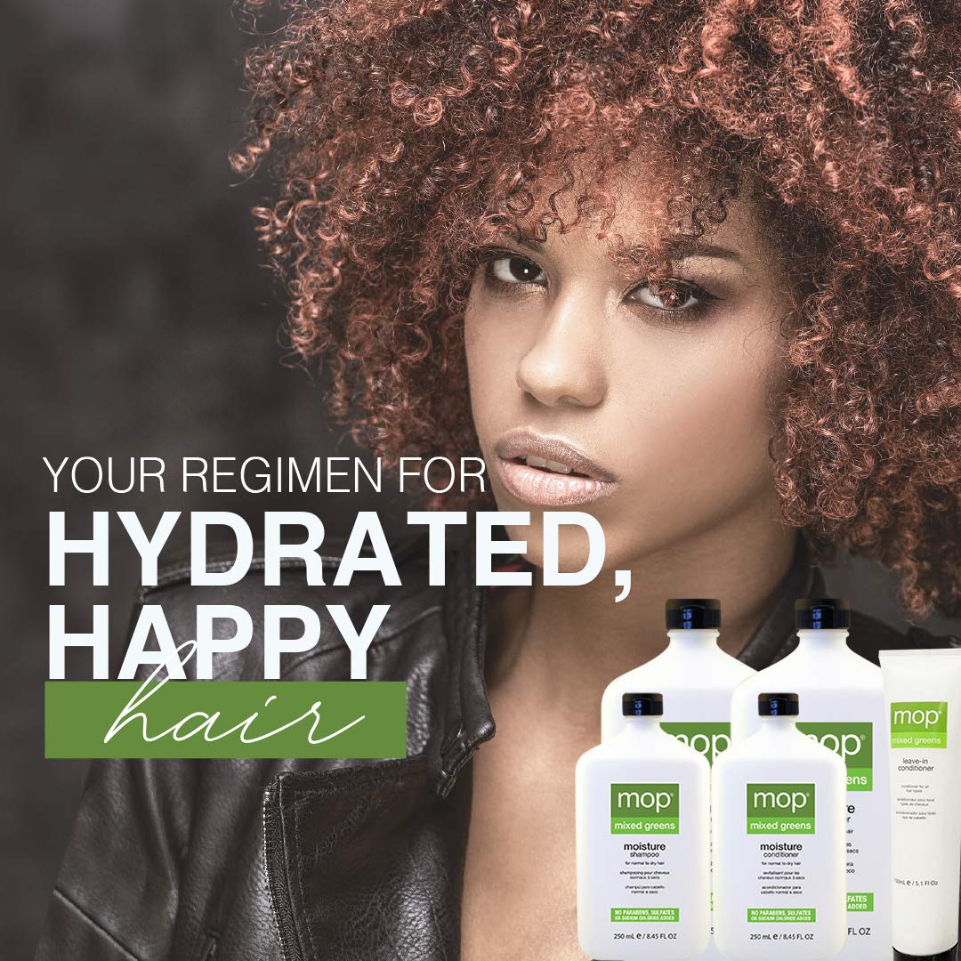 MOP - Mixed Greens Moisture Conditioner - Hydrates, Nourishes & Restores, Adds Softness - 33.8 fl oz