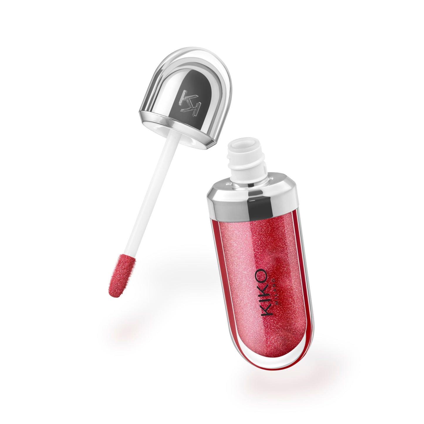 Kiko Milano 3D Hydra Lip Gloss – High Shine, Hydrating, Plumping, Non-Sticky, Moisturizing Lip Makeup – 16 Iridescent Ruby – 6.5ml