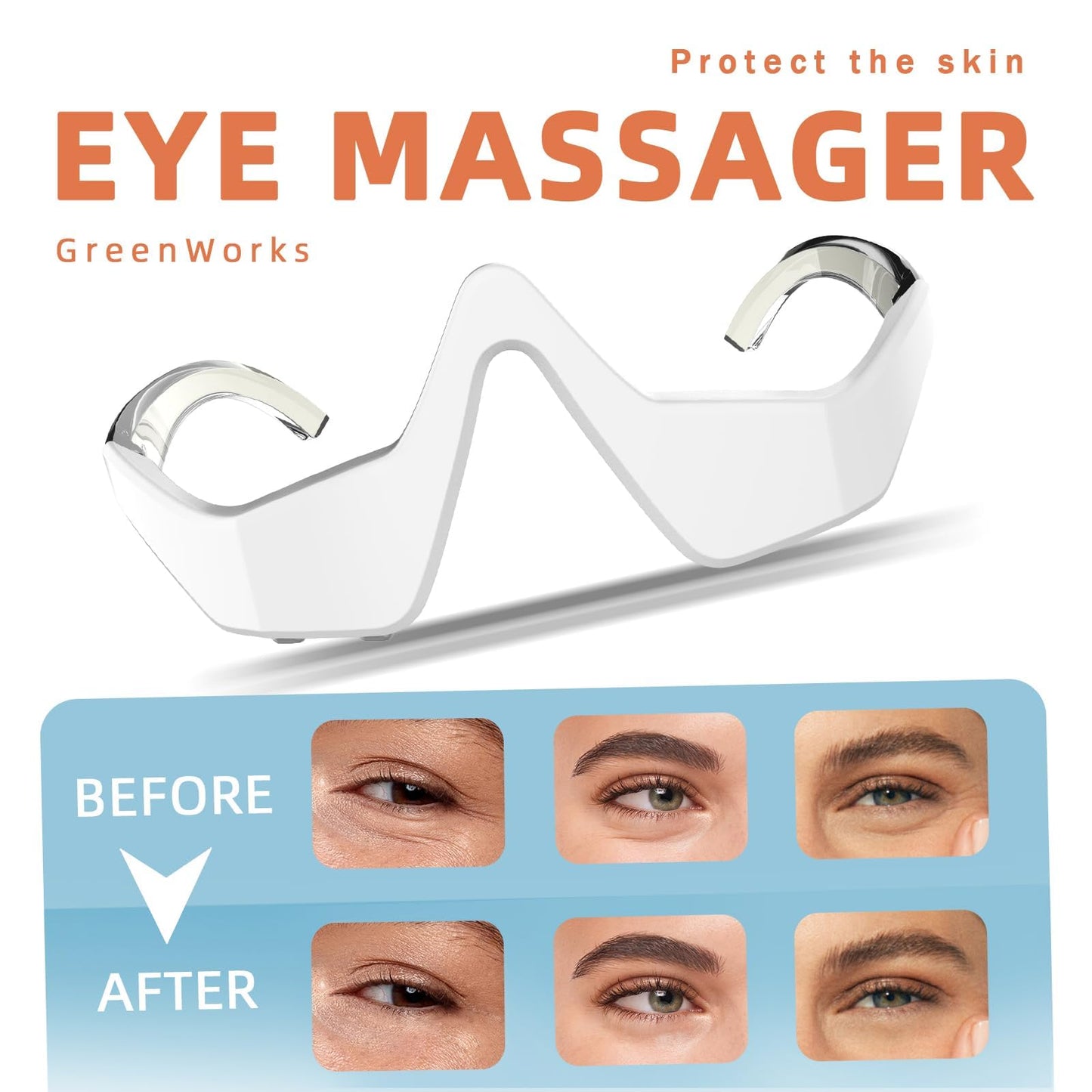 AYYHG 3D Eyelift Device – Red Light Under Eye Therapy with Microcurrent & 3D Fit Design | Reduces Wrinkles, Dark Circles & Puffiness | Silent Operation for Sensitive Skin & Busy Lifestyles