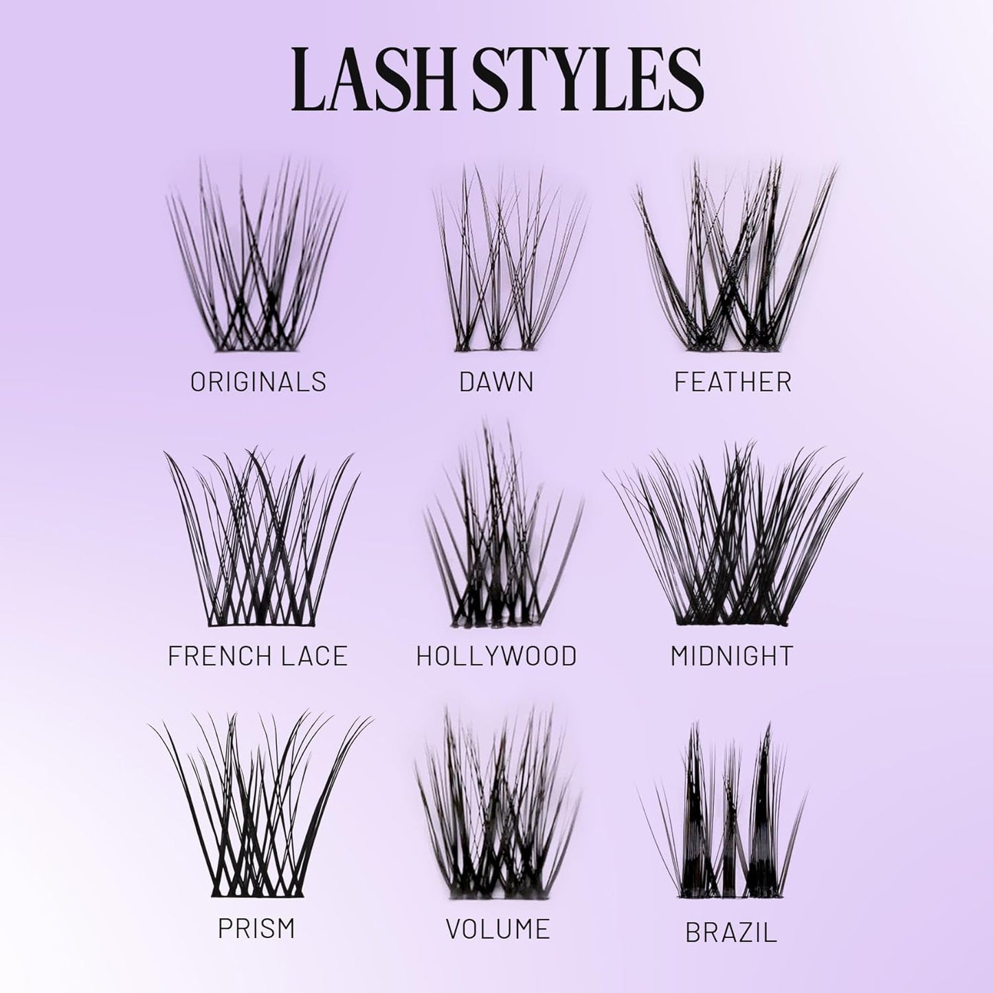 Dawn Natural Faux Eyelash Clusters - 12mm DIY Lash Extensions | Lightweight, Lifelike & Cruelty-Free - 3 Pack