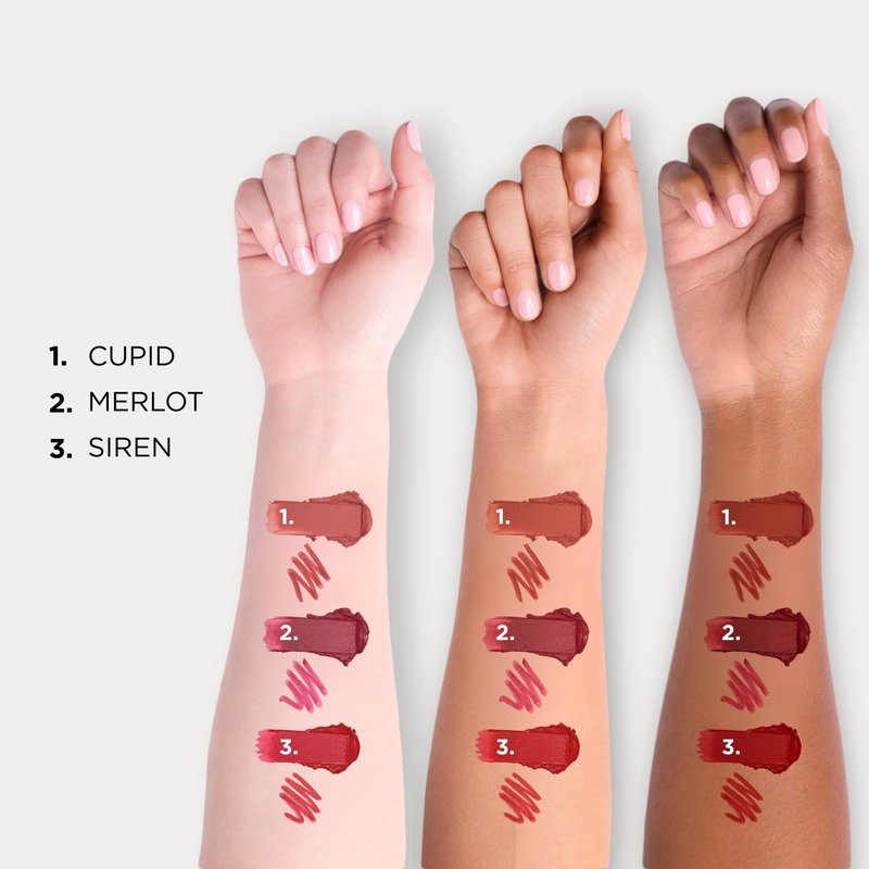HALEYS Re-mark Dual Ended 2-in-1 Lipstick & Liner (Cupid), Nude Pink Lip Combo Sets, Creamy Matte Moisturizing Lipstick for Women, Precision Lip Liner, Expertly Paired Lip Liner and Lip Stick Combo