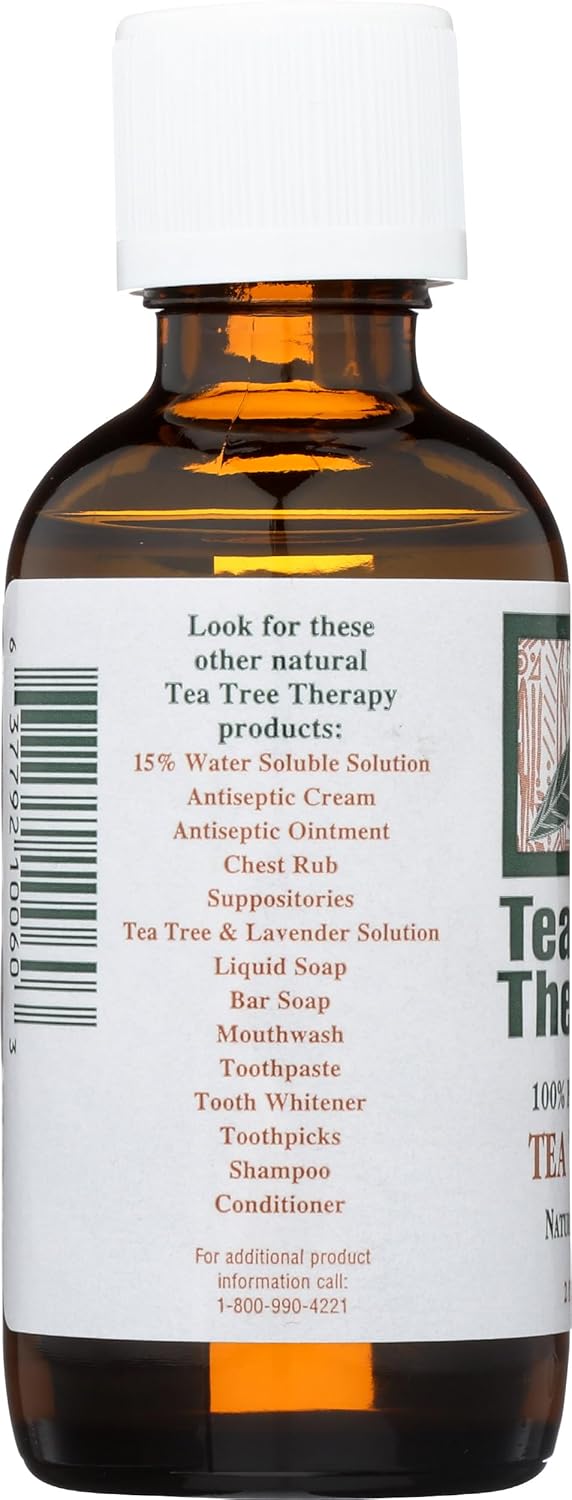 100% Pure Australian Tea Tree Oil - Natural Antiseptic | 2-Ounce Bottle