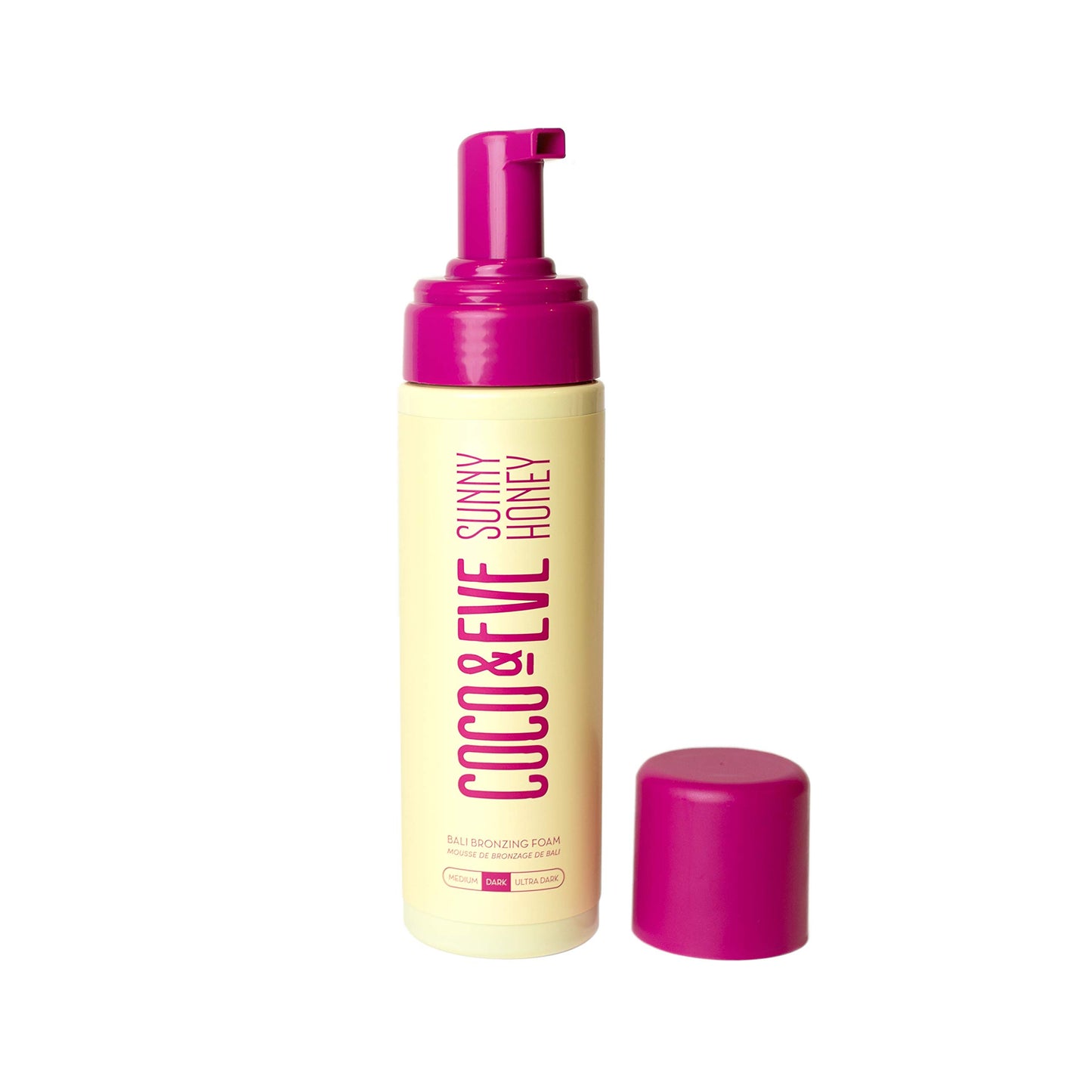 Coco & Eve Sunny Honey Bali Bronzing Self Tanner Mousse - All Natural Sunless Tanning Mousse | Instant Self Tanning Lotion with Bronzer and Skin Moisturizer