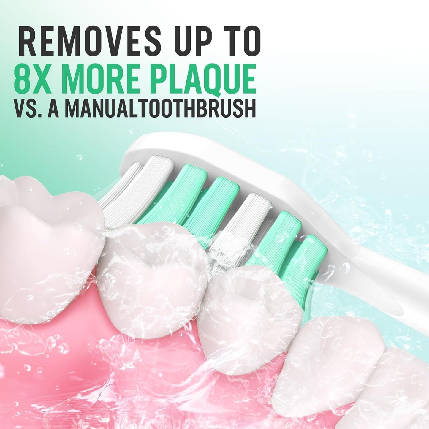 Philips Sonicare Replacement Brush Heads - Compatible C2/C1 | 4-Pack Electric Toothbrush Heads