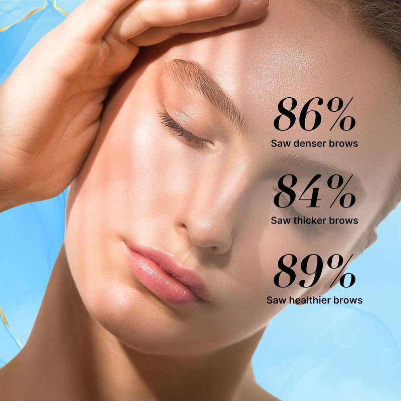 VieBeauti Eyebrow Growth Serum 5mL | Advanced Nourishing Formula for Fuller, Thicker Brows - Vegan & Cruelty-Free