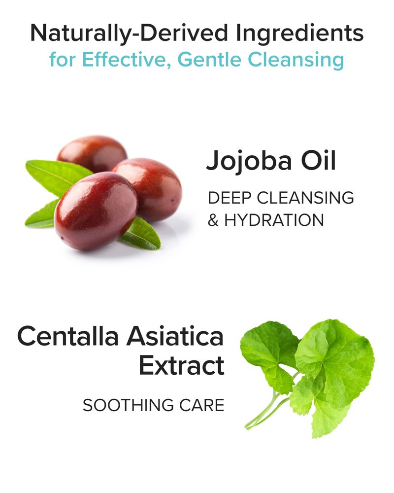 3W8L Deep Off & Fresh Cleansing Oil – Fast emulsifying Korean pore care cleanser, gentle daily makeup & sunscreen remover with Jojoba & Centella, dissolves sebum & blackheads, hydrating fresh finish